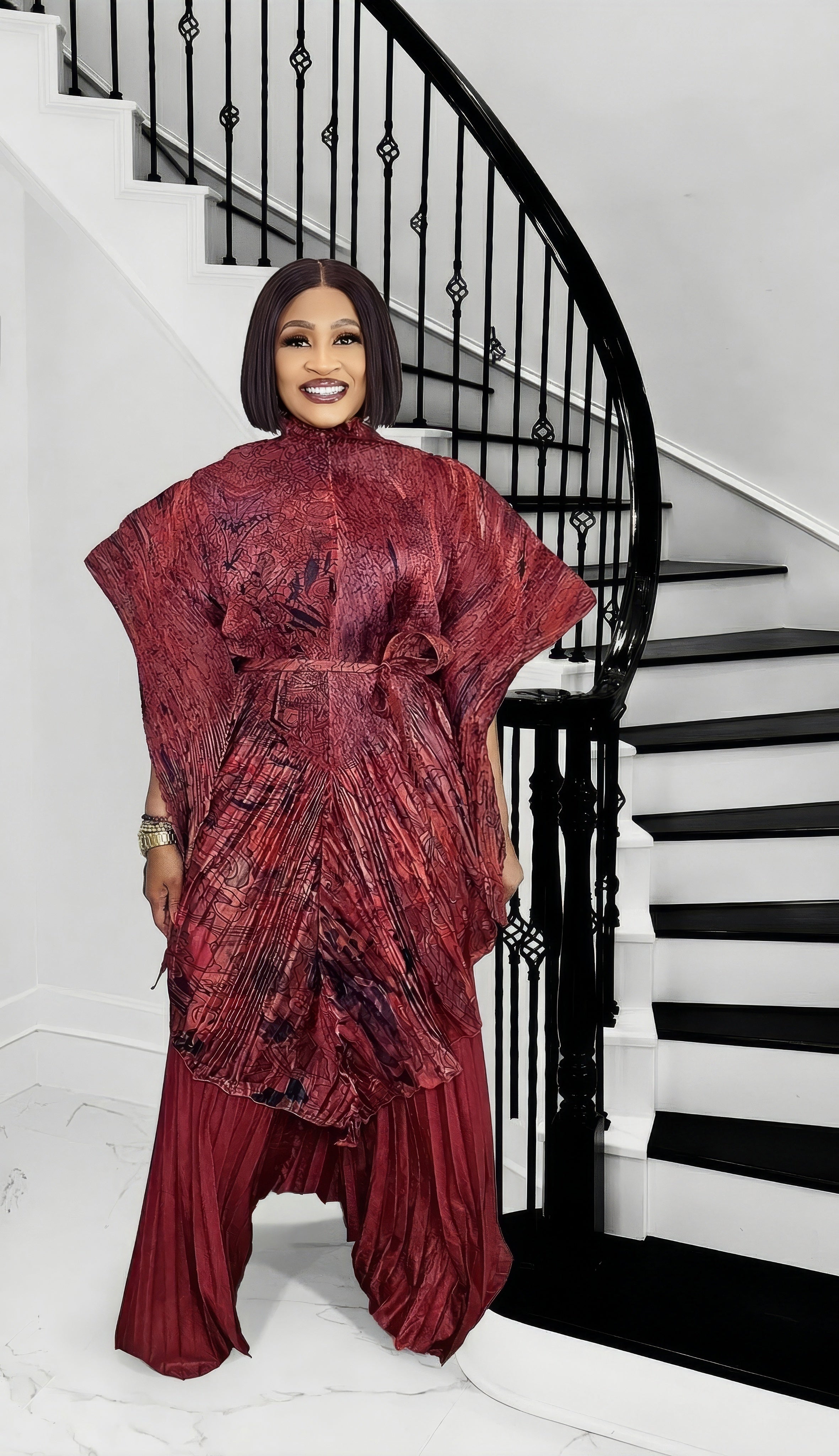 Soraya Pleated Two-Piece Set
