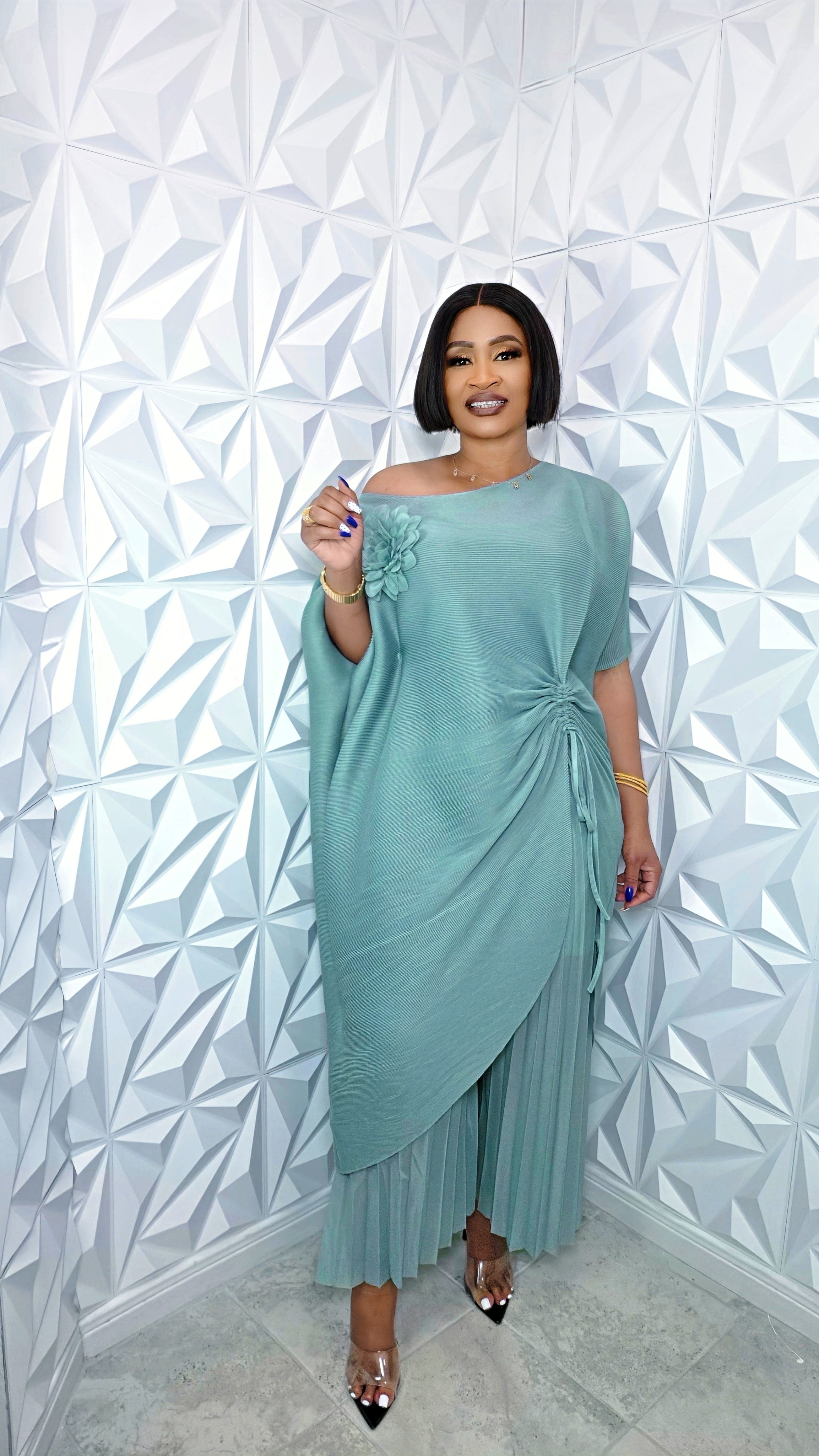 Lumi Two-Piece Tunic and Palazzo Pant Set