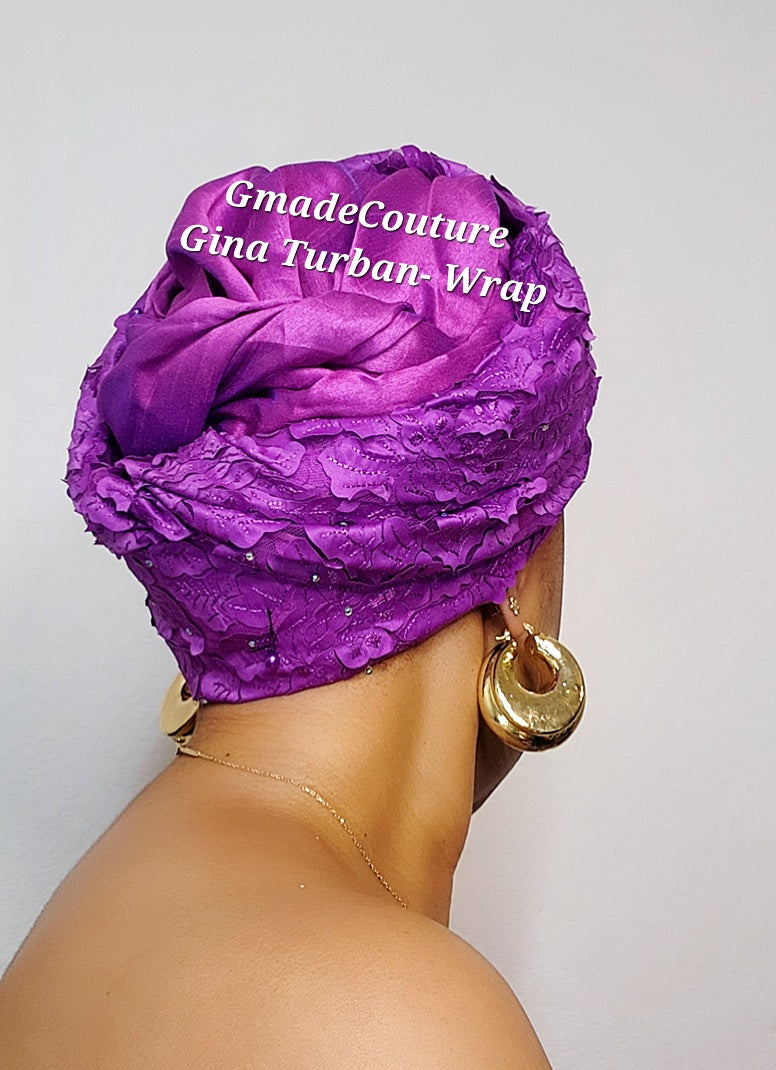 Gina Ready to wear Turban Wrap 1