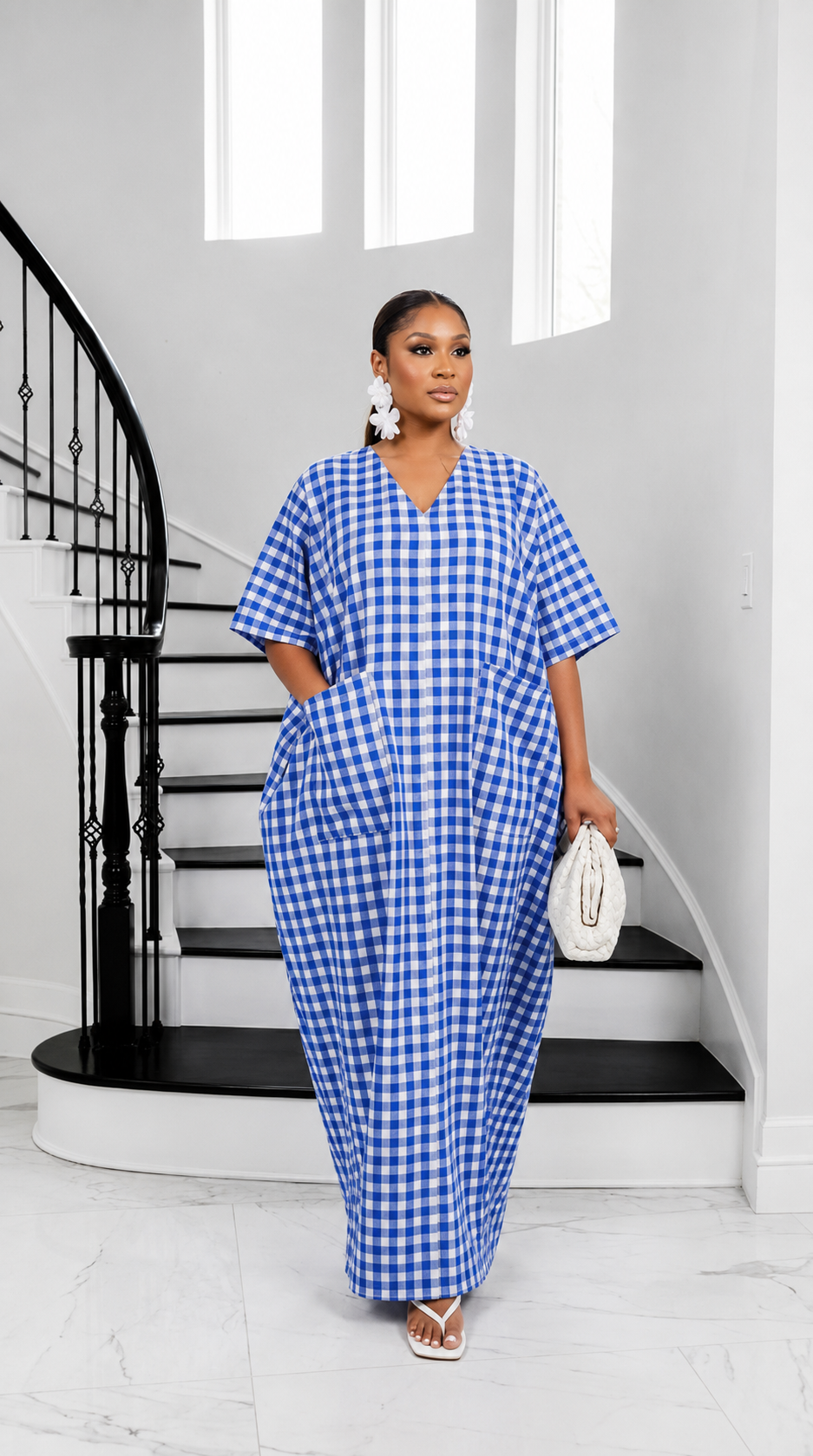 Heritage Luxe Gingham Bubu – Riviera