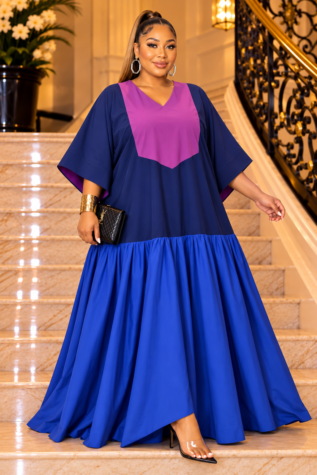The Amara Colorblock Maxi