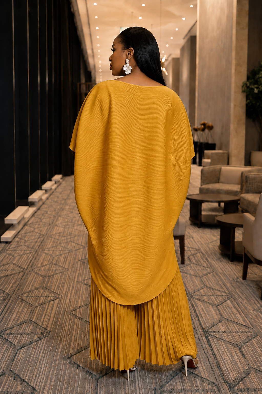 Lumi Two-Piece Tunic and Palazzo Pant Set
