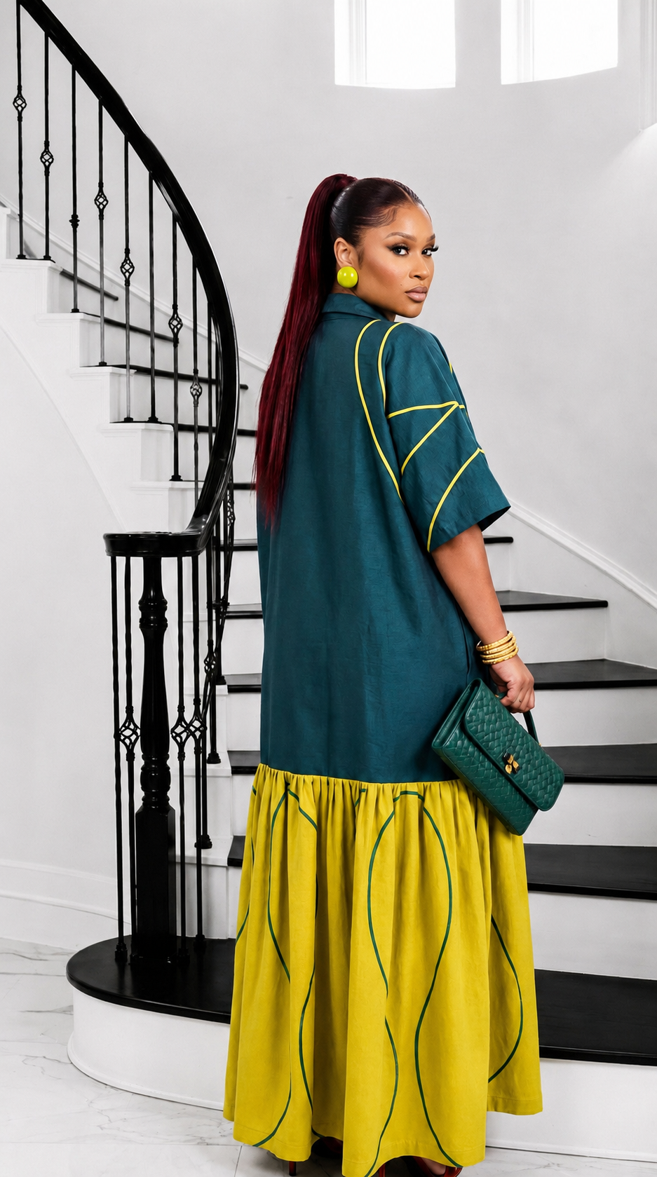 The Executive Lapel Bubu Dress