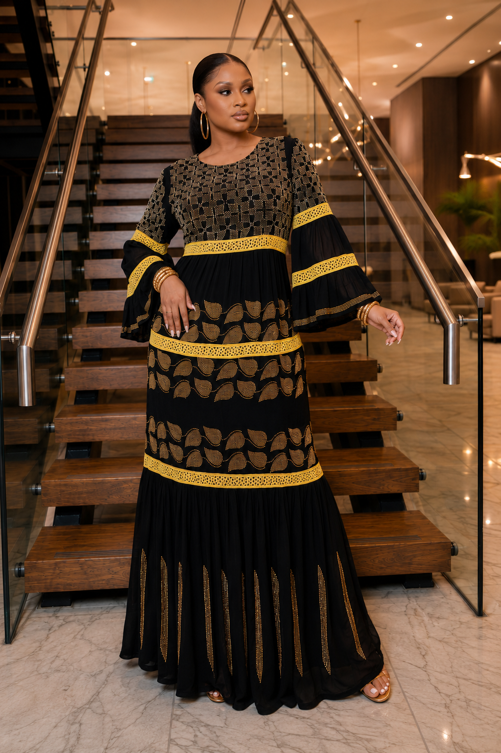 Imade Million Stones Kaftan