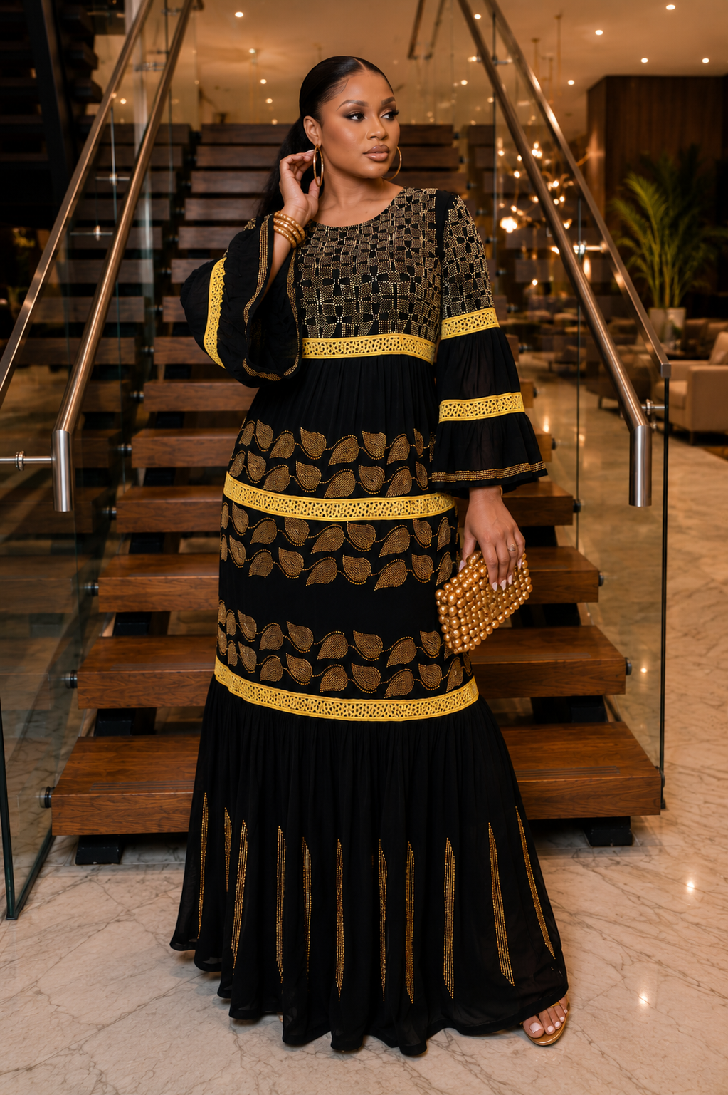 Imade Million Stones Kaftan