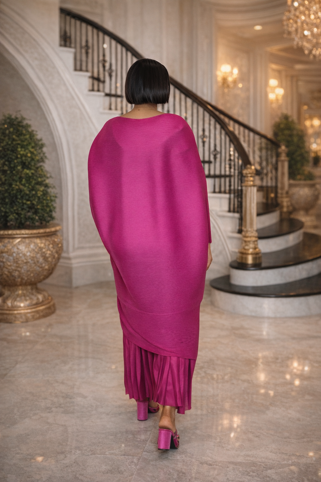Lumi Two-Piece Tunic and Palazzo Pant Set