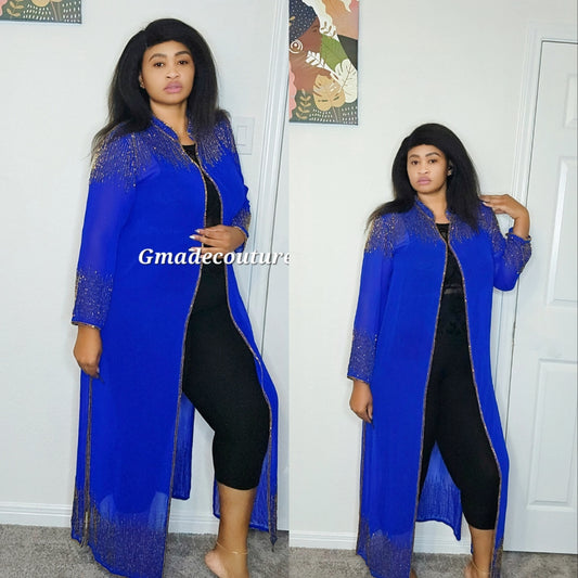 Mina Kimono Kaftan Dress/ Cover up/Beach wear ( select your color n size)-Mega Sale