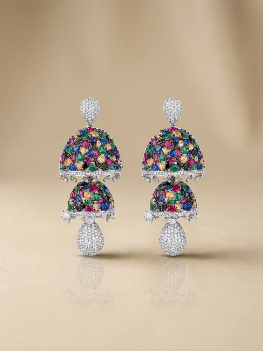 Mosaic Luxe Statement Earrings