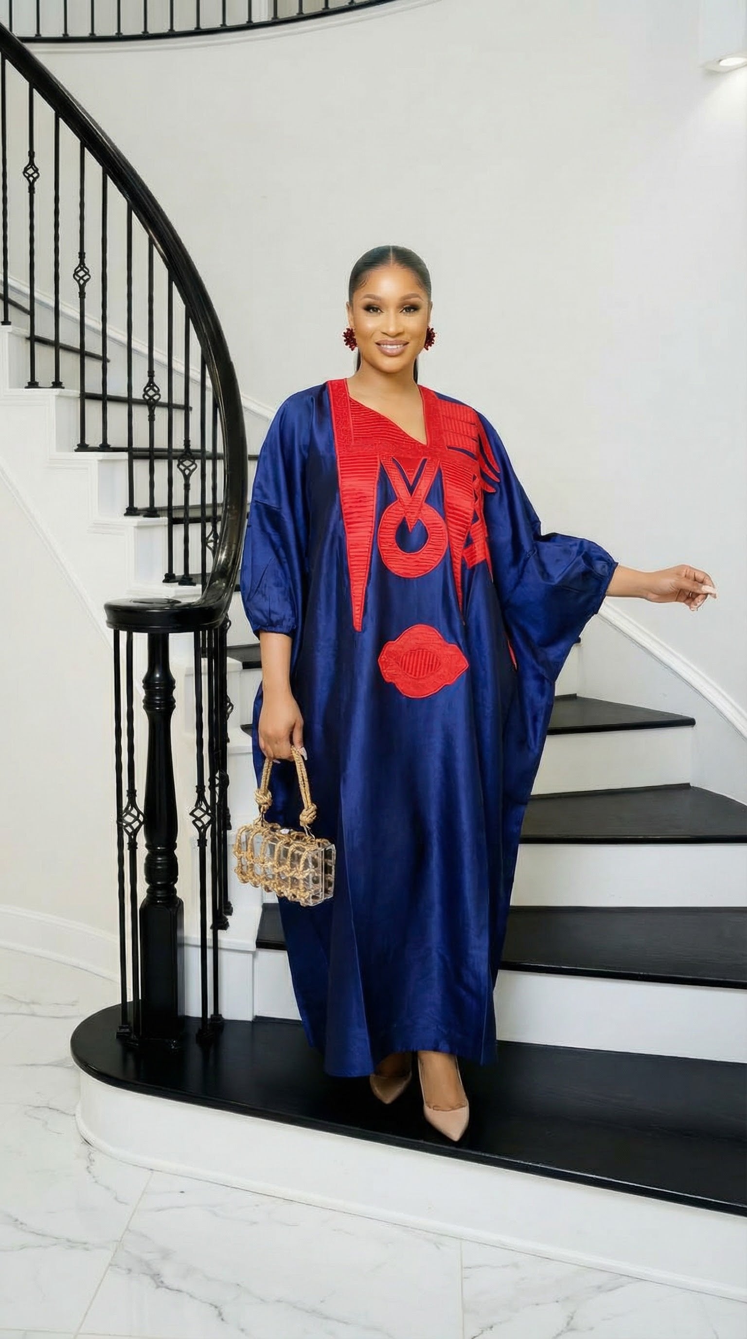 Omalicha – Rich Aunty Embroidered Bubu