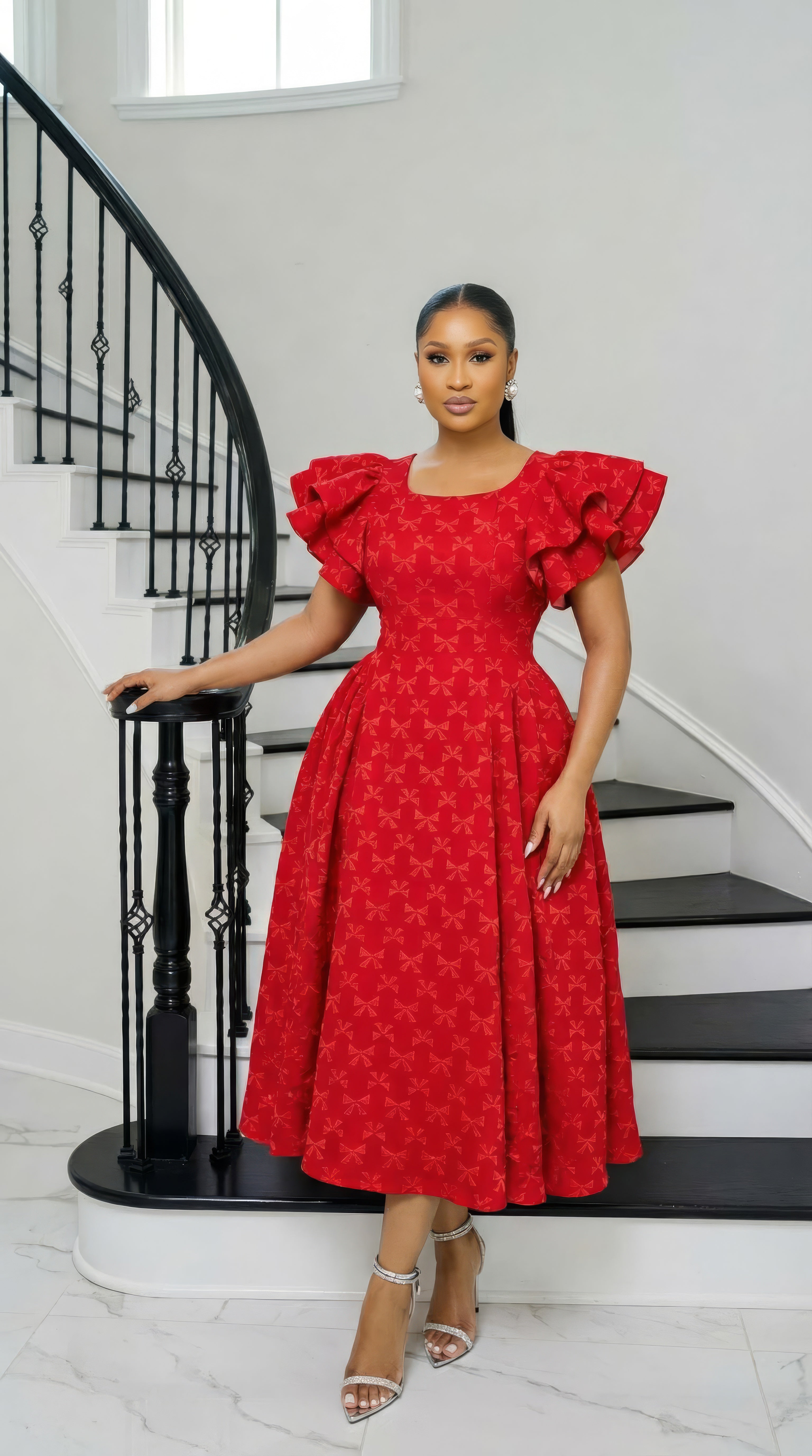 Elora Statement Midi Dress