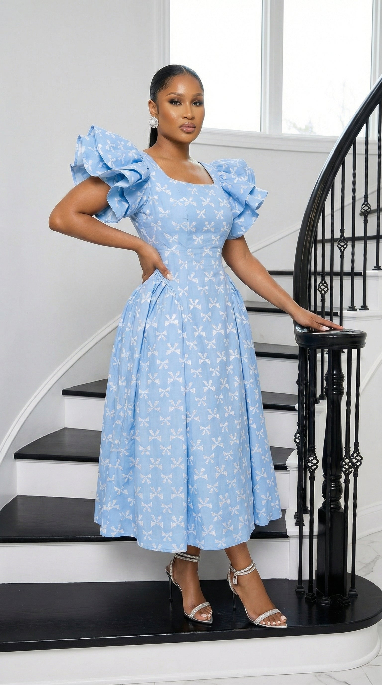 Elora Statement Midi Dress