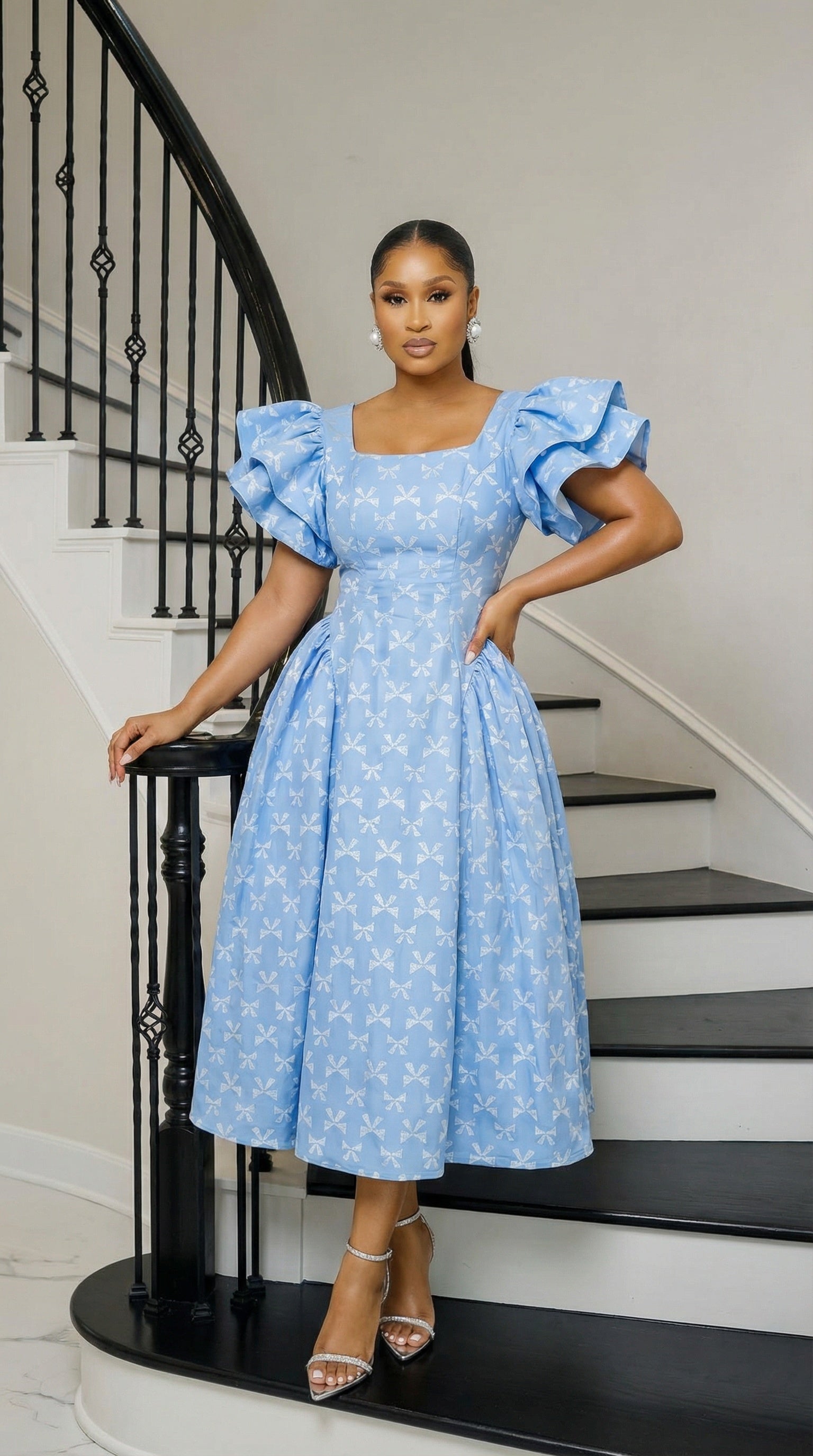 Elora Statement Midi Dress