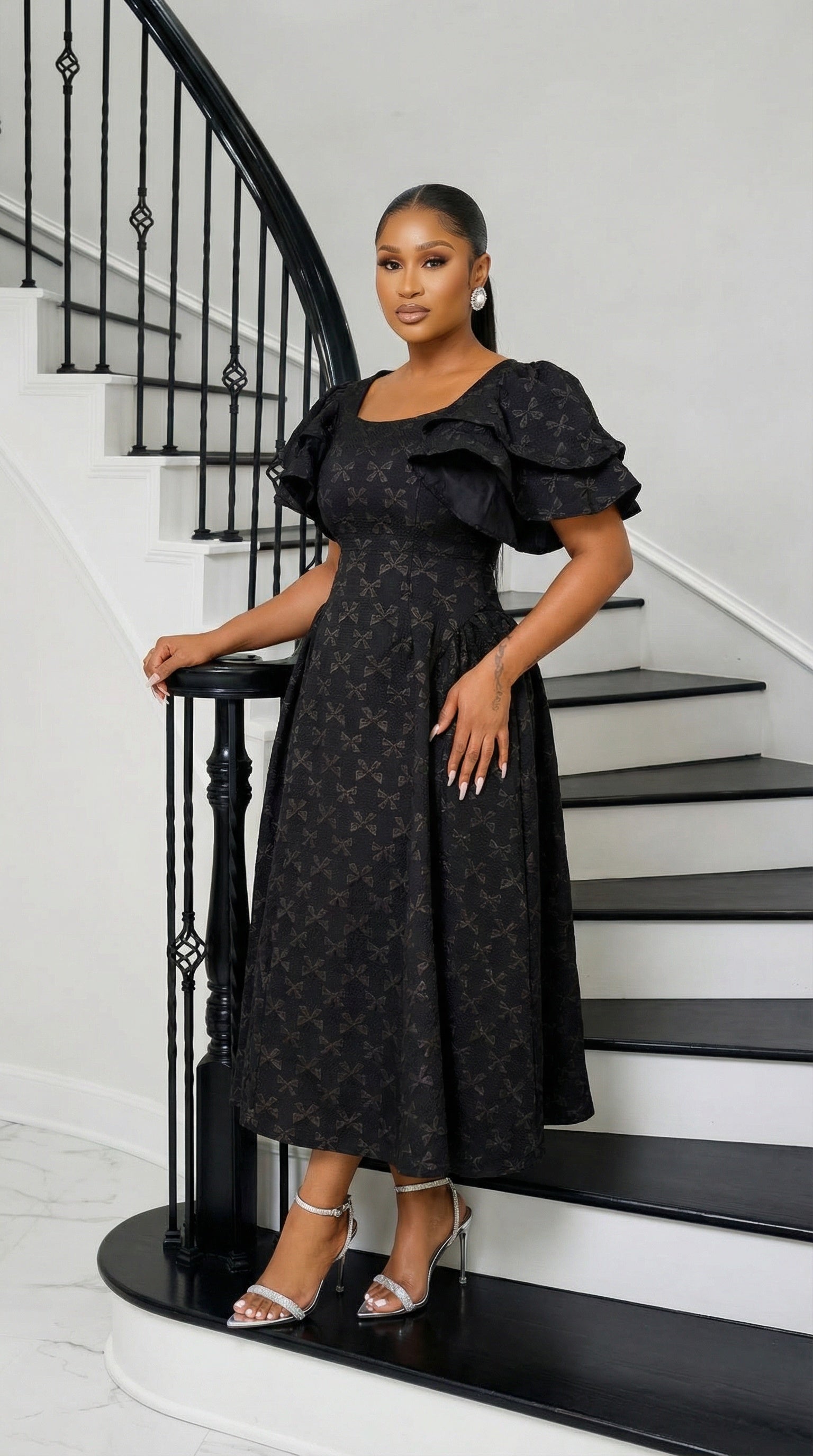 Elora Statement Midi Dress
