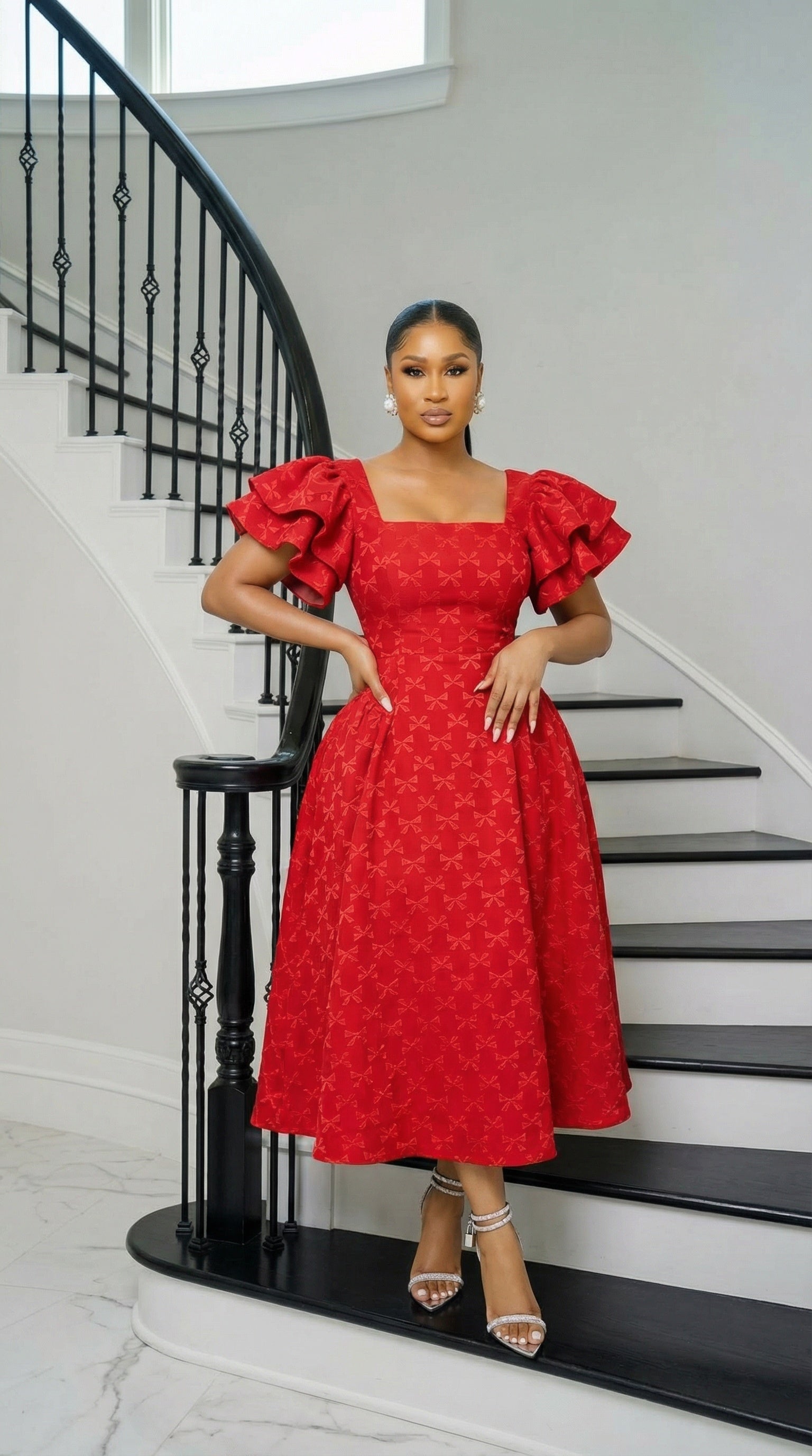 Elora Statement Midi Dress