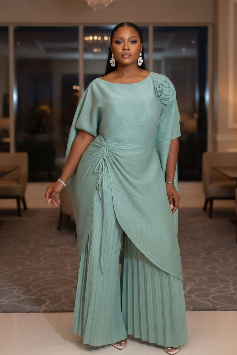 Lumi Two-Piece Tunic and Palazzo Pant Set