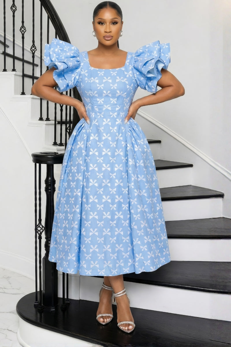 Elora Statement Midi Dress