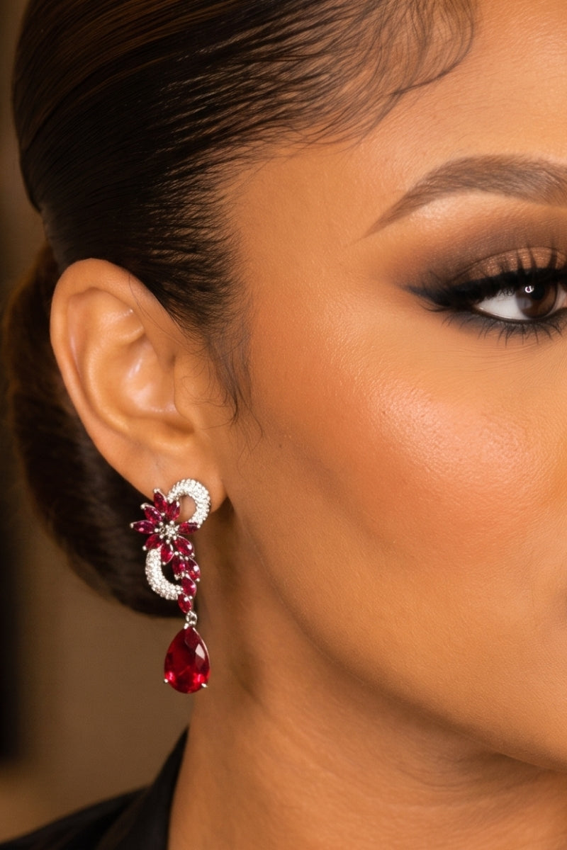Laurel Crown Hoops