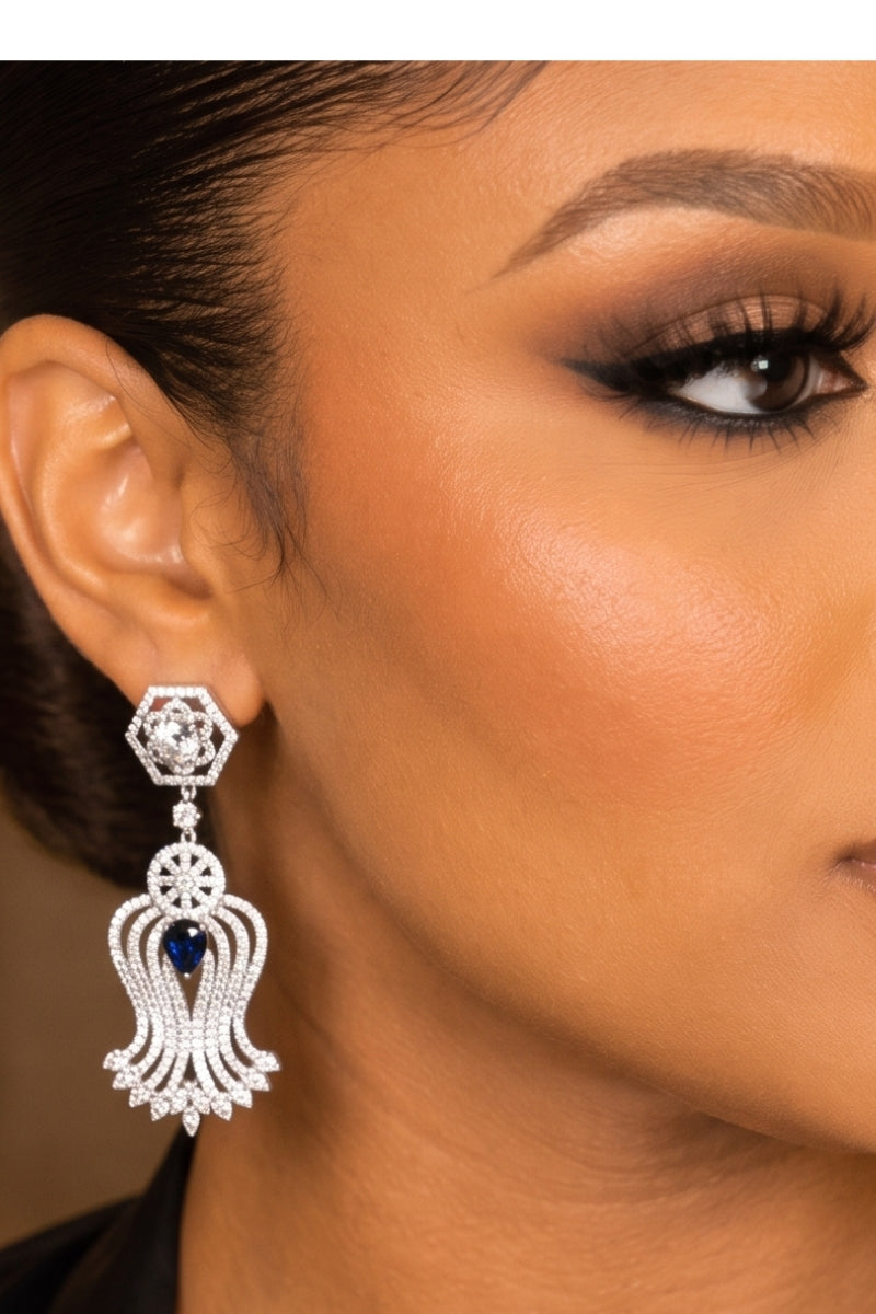 Royal Crest Chandelier Earrings