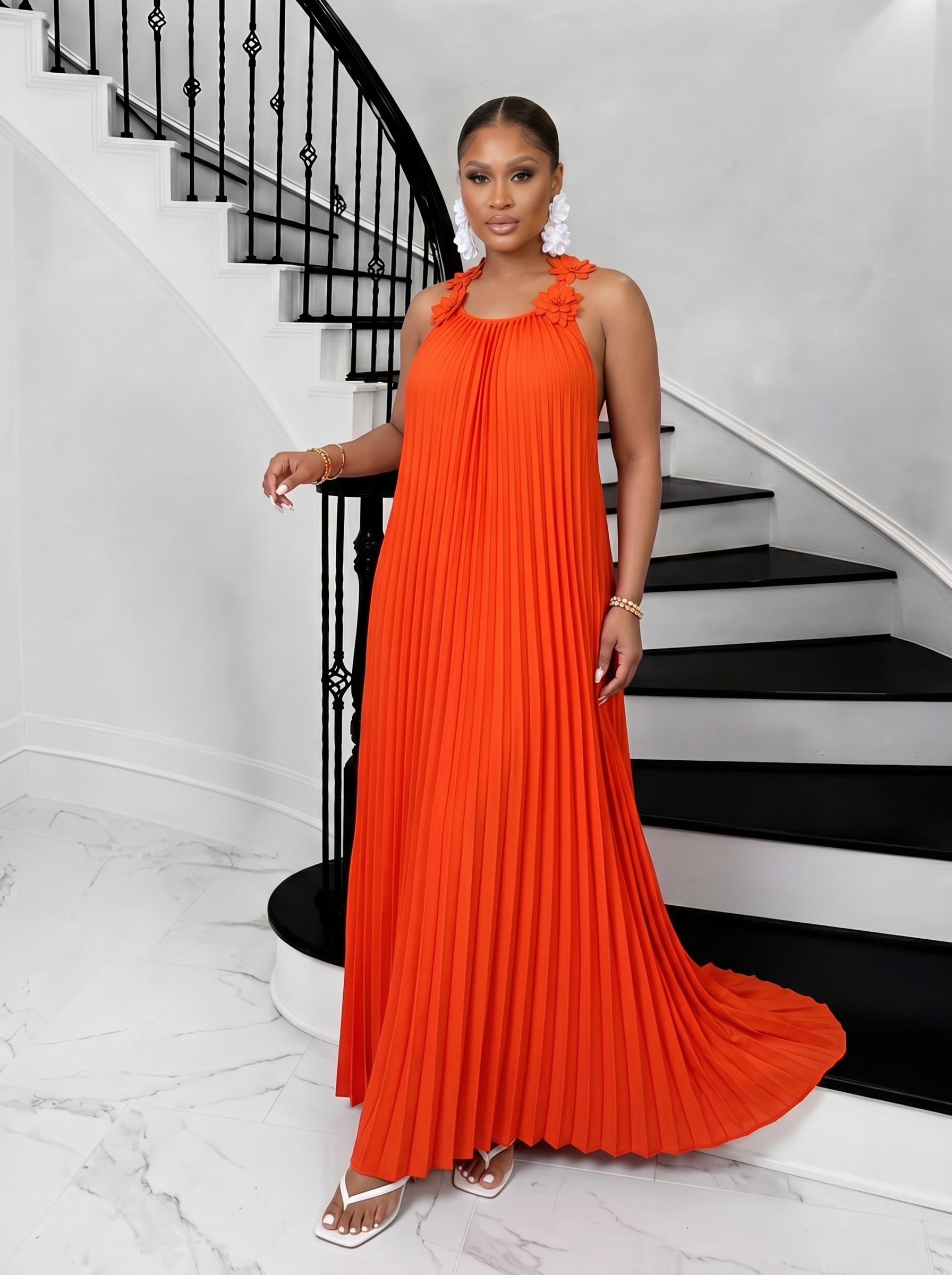 The Monaco Dress | ORANGE