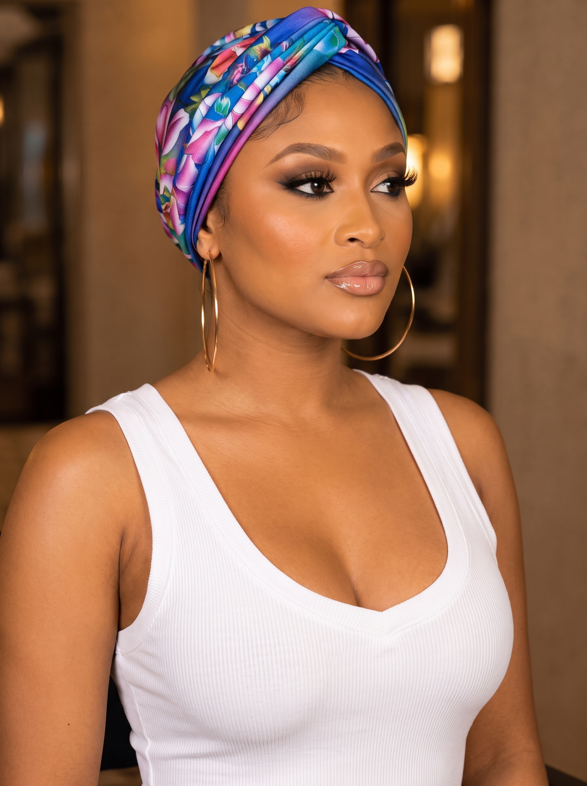 ALADDIN PLEATED READY TO WEAR TURBAN CAP/ HEADBAND