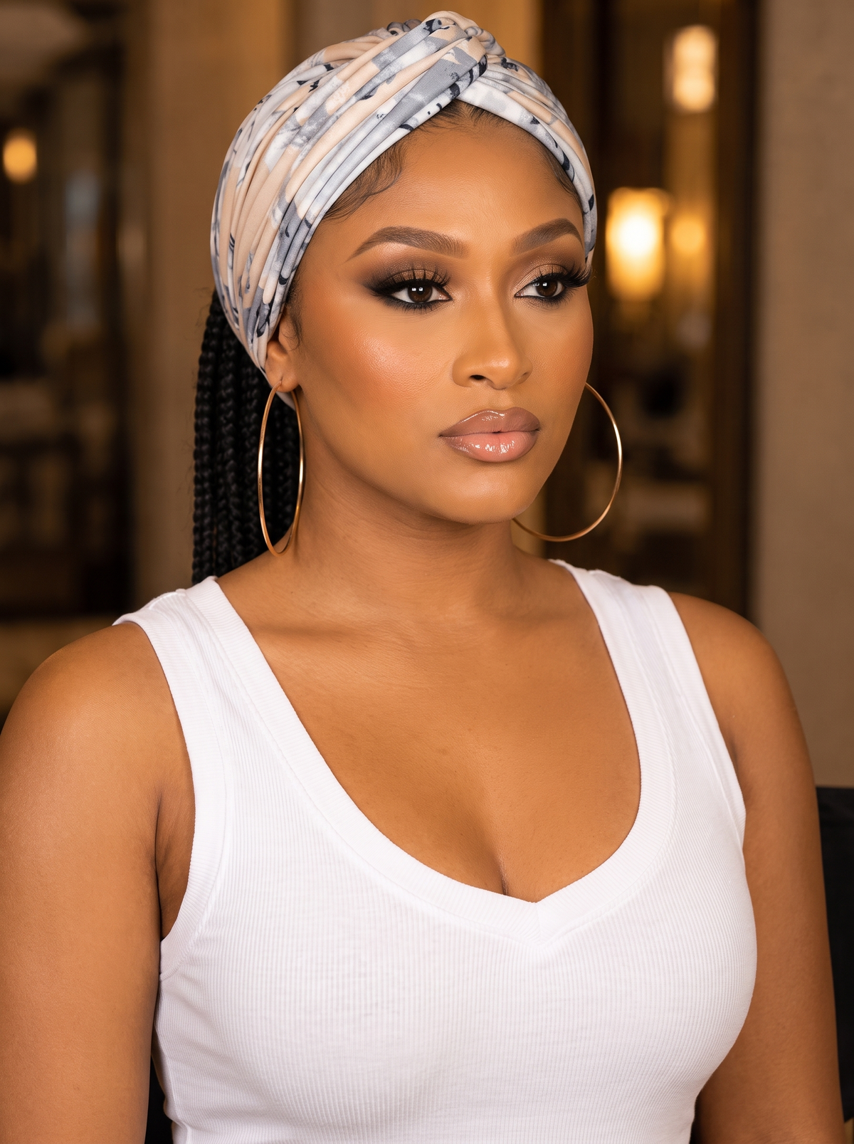 ALADDIN PLEATED READY TO WEAR TURBAN CAP