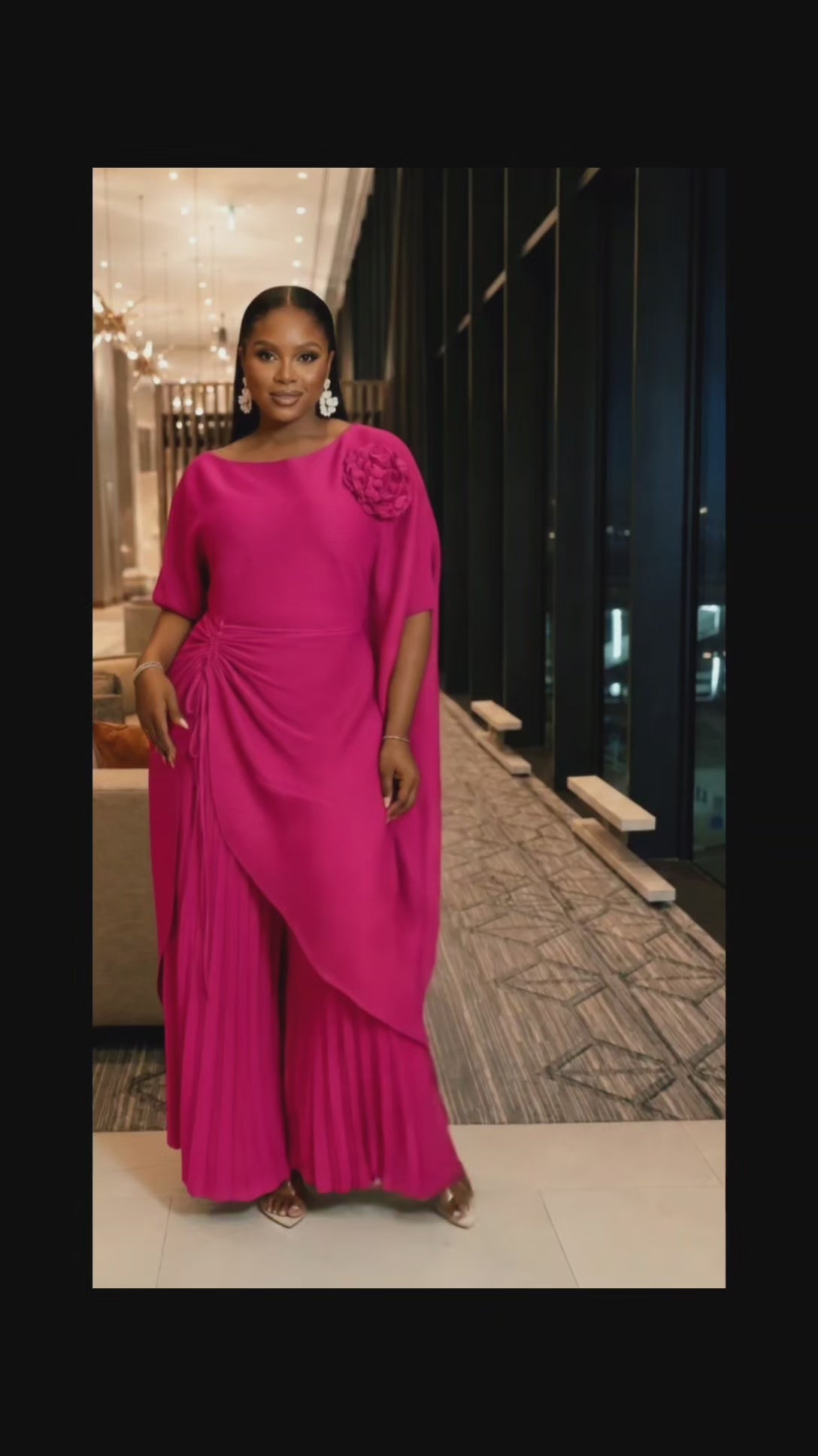 Lumi Two-Piece Tunic and Palazzo Pant Set | Gmadecouture