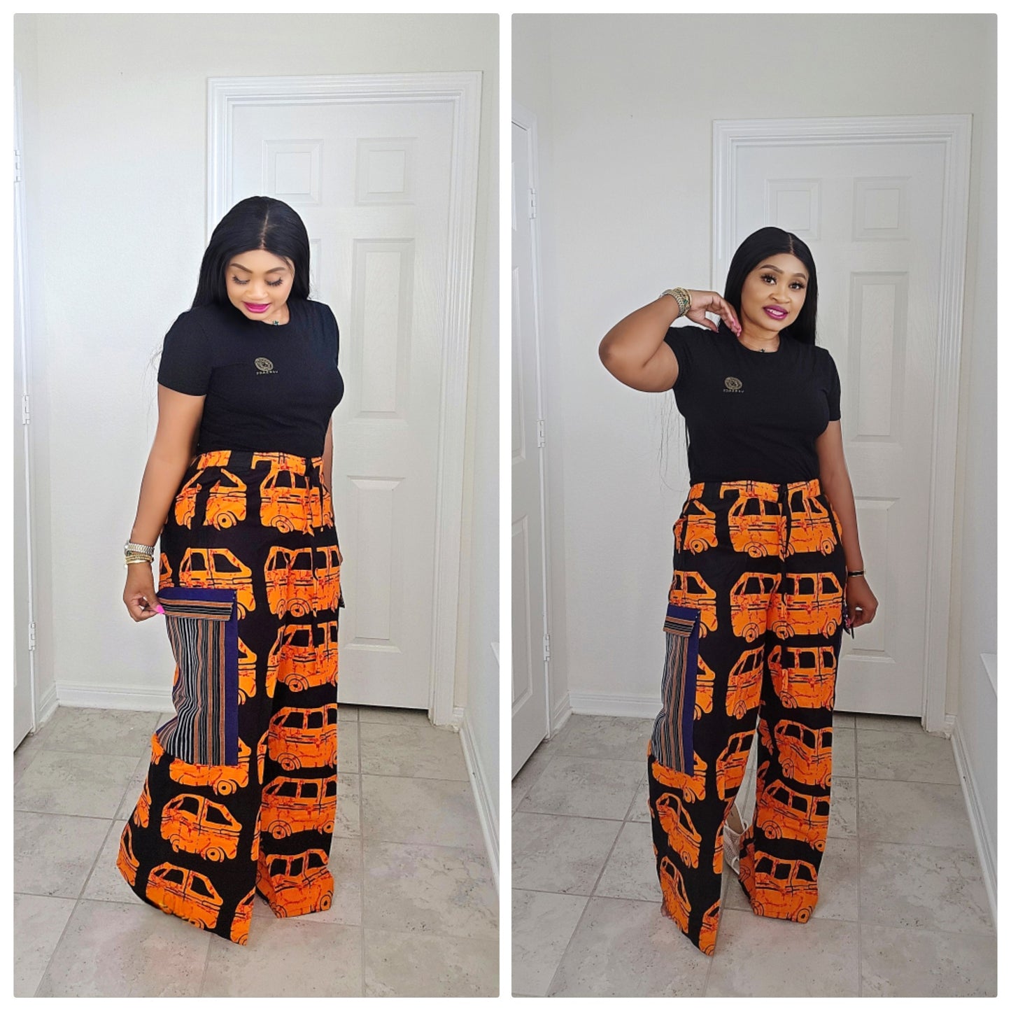 Ankara Cargo Pants – 100% Cotton African Print