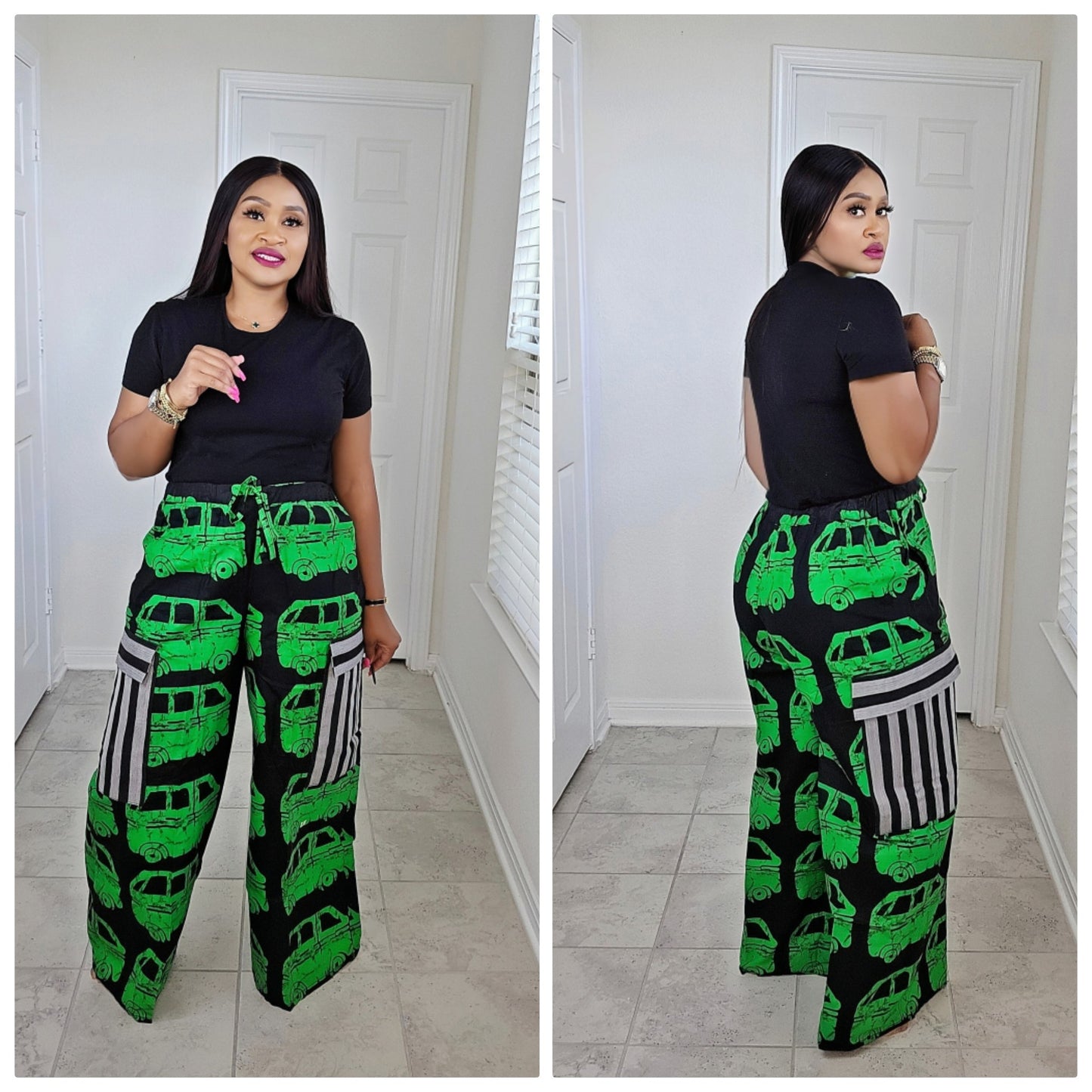Ankara Cargo Pants – 100% Cotton African Print