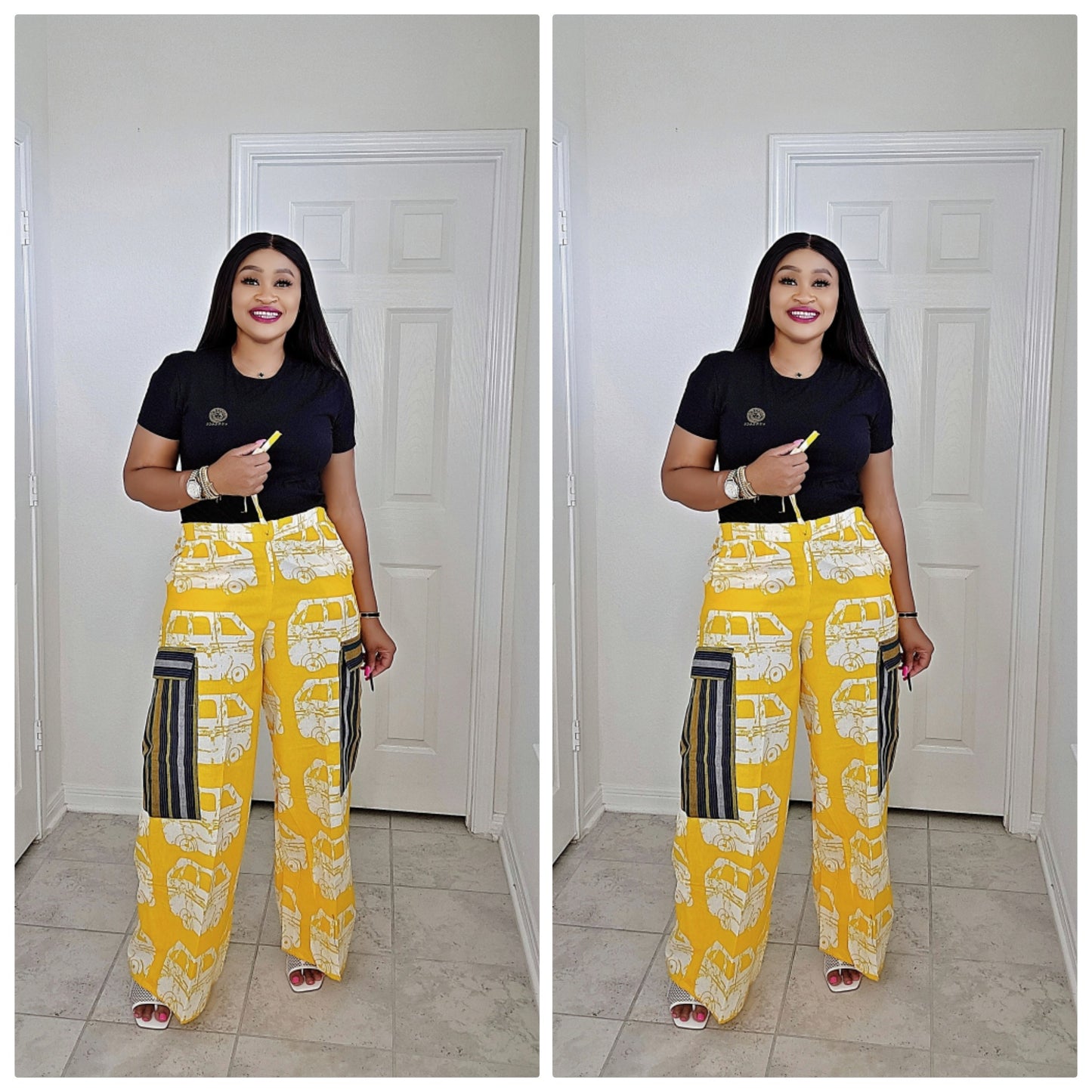 Ankara Cargo Pants – 100% Cotton African Print