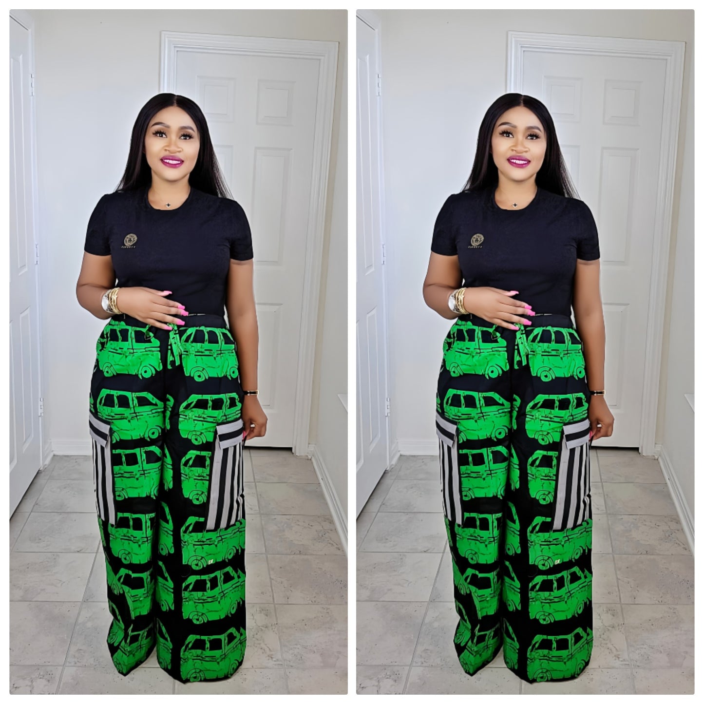 Ankara Cargo Pants – 100% Cotton African Print