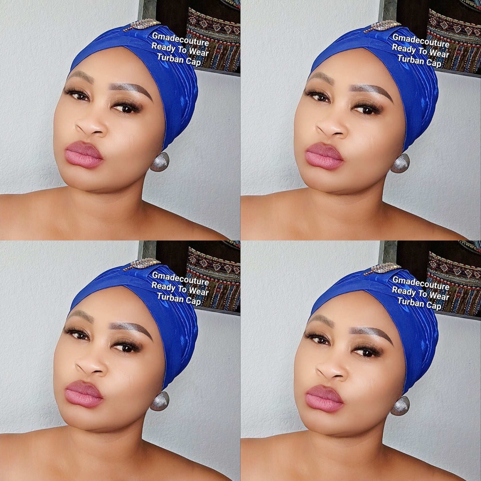 Tasha to wear Turban with up-do Rhinestones 7
