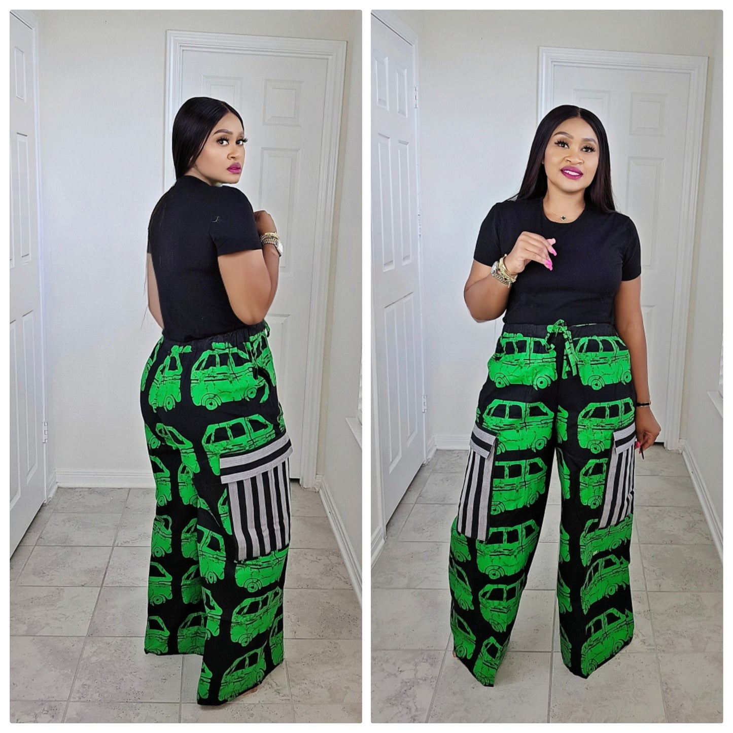 Ankara Cargo Pants – 100% Cotton African Print