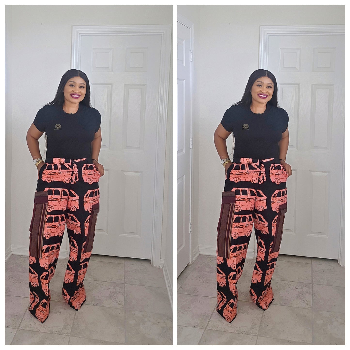 Ankara Cargo Pants – 100% Cotton African Print
