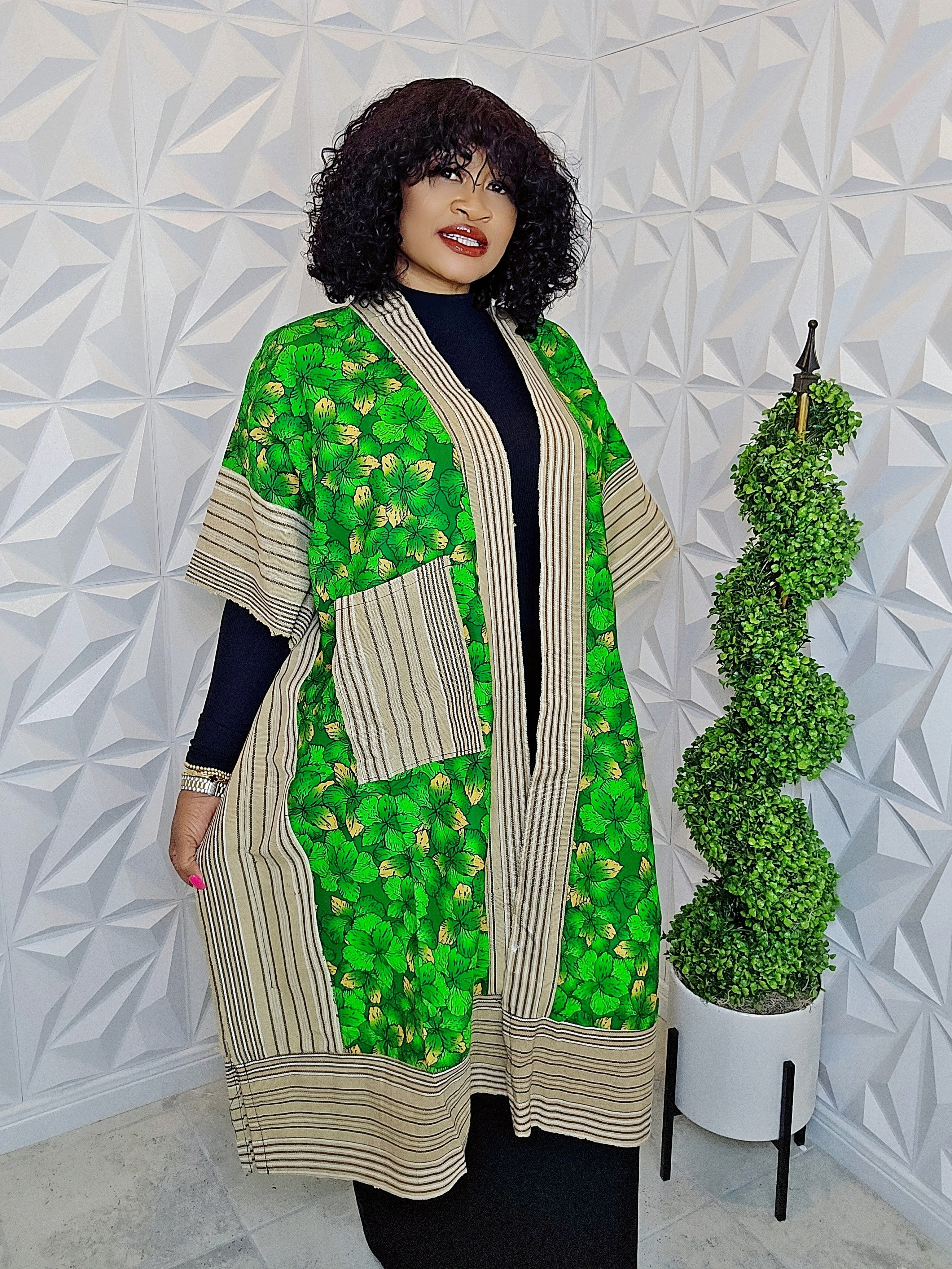 The Luxe Ankara Kimono