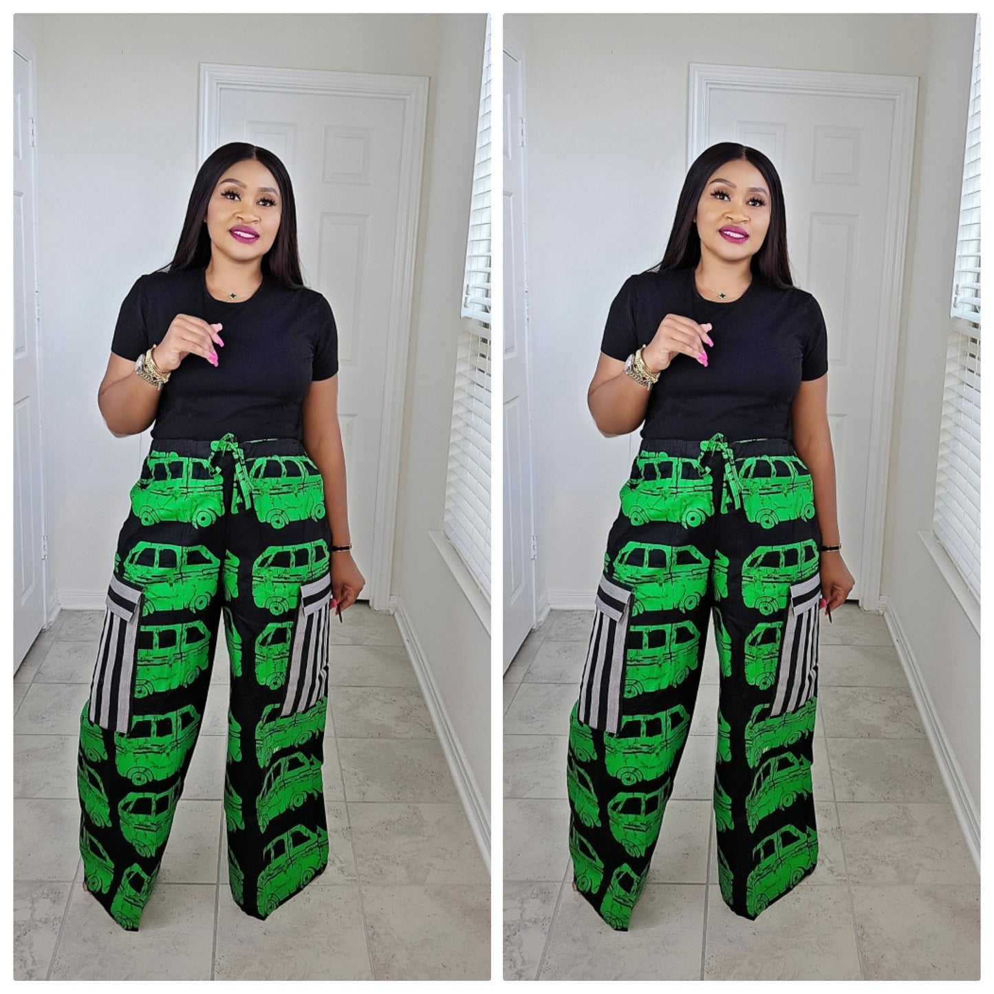 Ankara Cargo Pants – 100% Cotton African Print