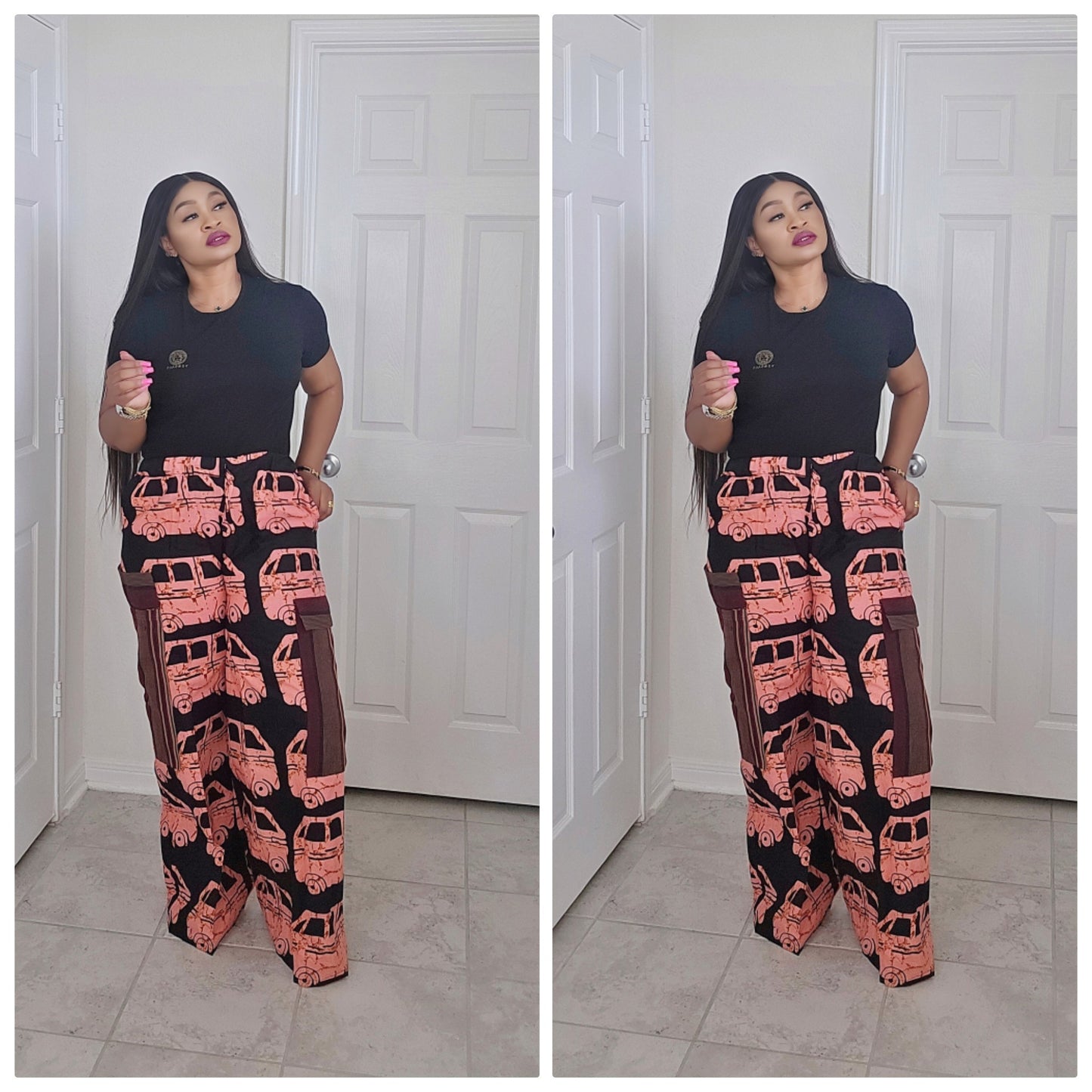 Ankara Cargo Pants – 100% Cotton African Print