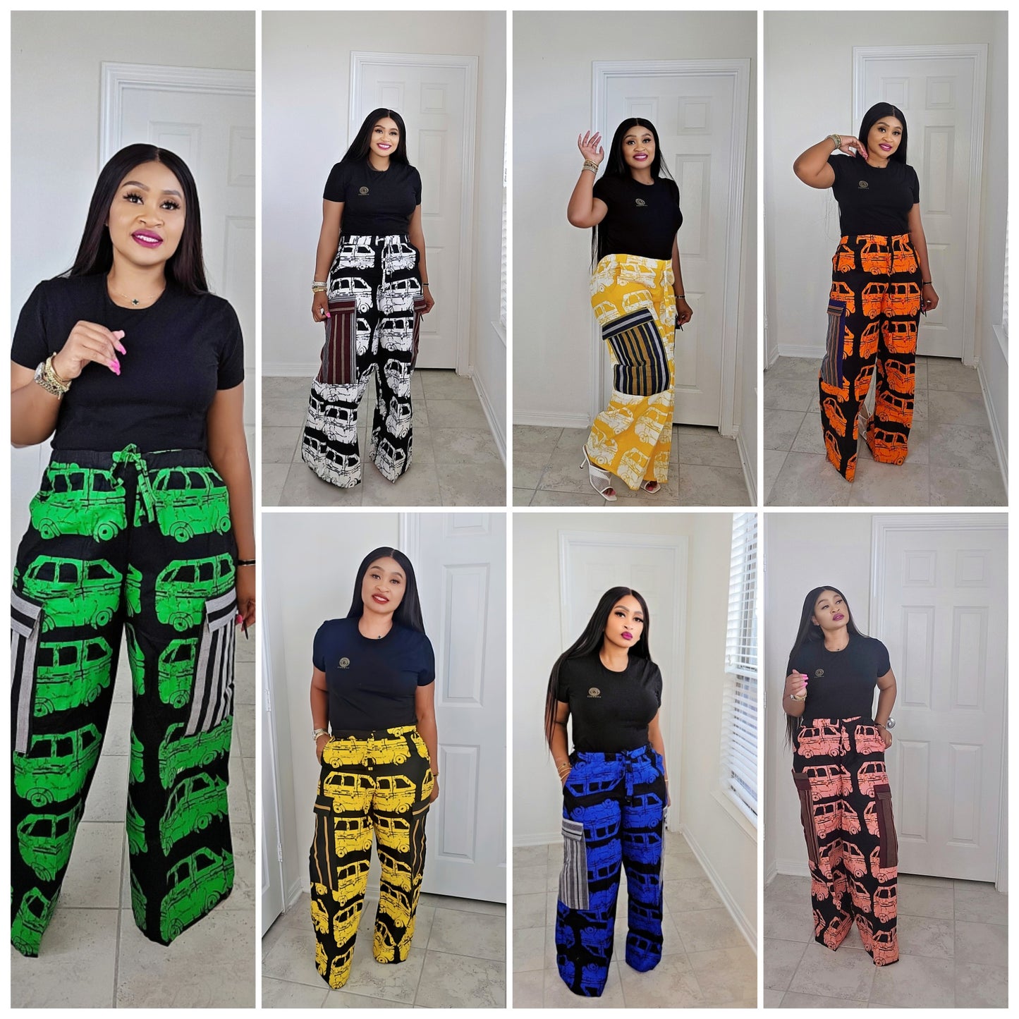 Ankara Cargo Pants – 100% Cotton African Print