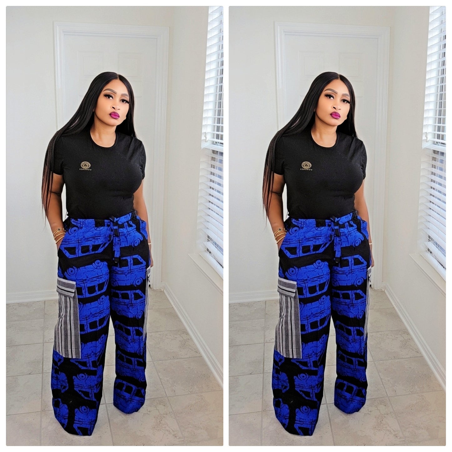 Ankara Cargo Pants – 100% Cotton African Print