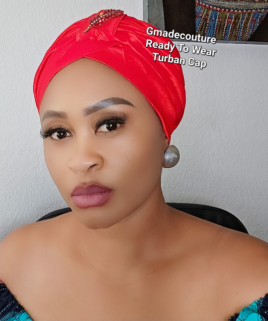 Tasha to wear Turban with up-do Rhinestones 3