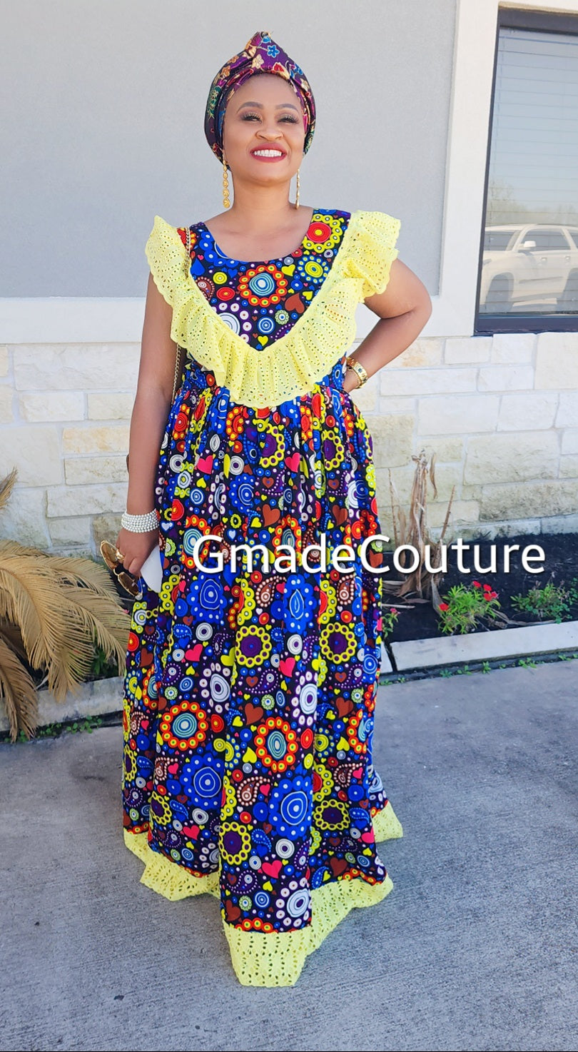 SEWA ANKARA +LACE COMBO