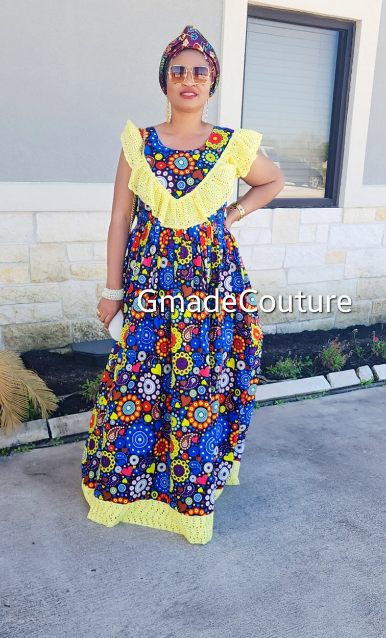 SEWA ANKARA +LACE COMBO