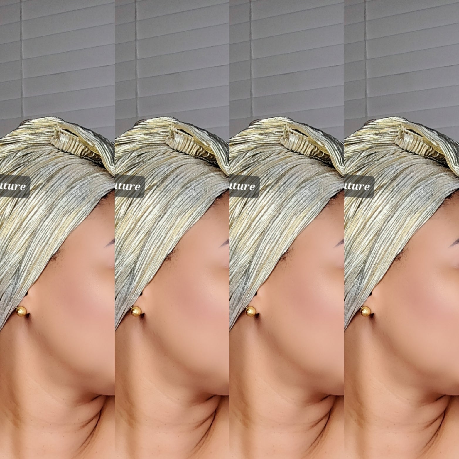 TURBAN TWIST CAP  ROSE UP-DO