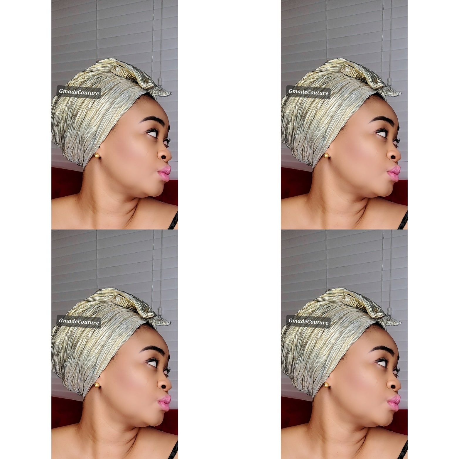 TURBAN TWIST CAP  ROSE UP-DO