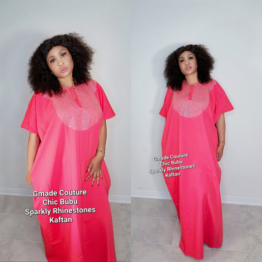 CHIC  BOUBOU SPARKLY KAFTAN WITH HIDDEN SIDES POCKETS 10 ( BESTSELLER)