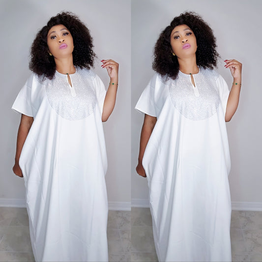 CHIC  BOUBOU SPARKLY KAFTAN WITH HIDDEN SIDES POCKETS 9 ( BESTSELLER)