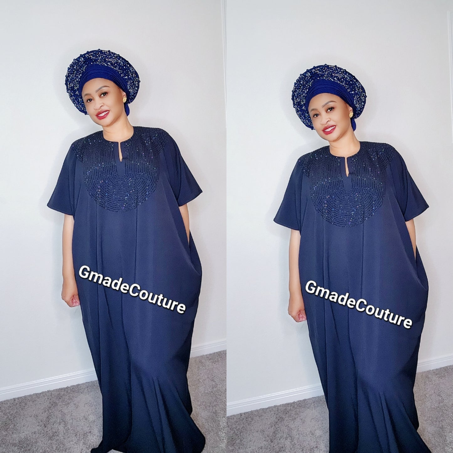 CHIC  BOUBOU SPARKLY KAFTAN WITH HIDDEN SIDES POCKETS 6 ( BESTSELLER)